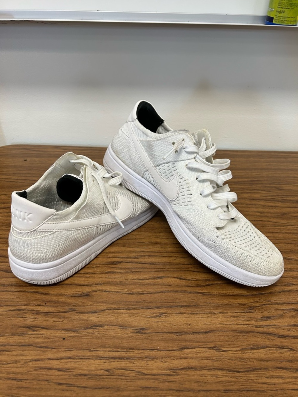 Nike Men's White Knit Sneakers